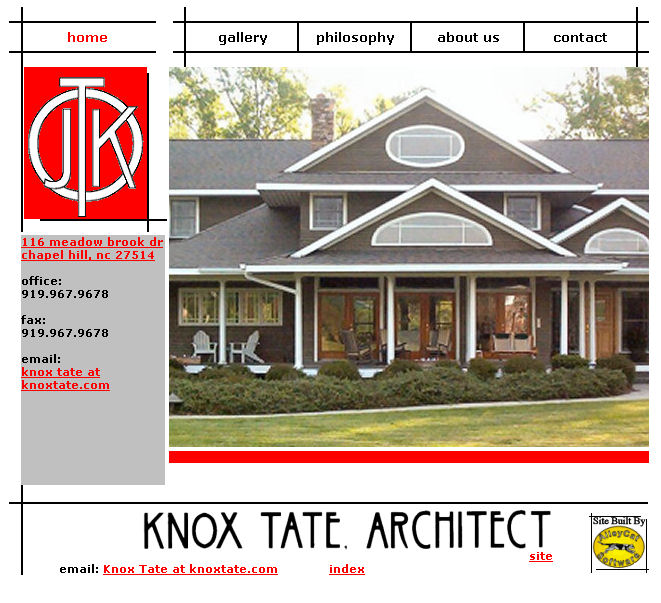 J. Knox Tate IV Architect Web Site